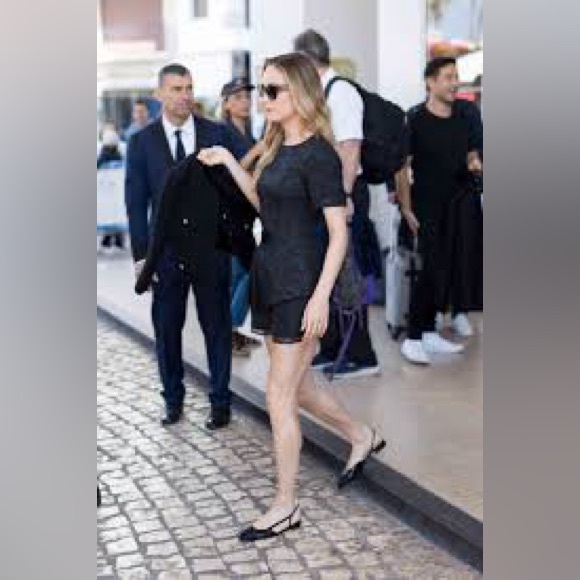 🎊HP🎊NWT ALEXANDRE BIRMAN Fina Leather Slingbacks Flat 38/8 Green MSRP $550 - Picture 3 of 16